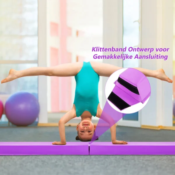 117 Cm Balansbalk Training Gymnastiek Balk Met Klittenbandsluiting Ideaal Voor Springen Handstand Radslag En Achterwaartse Salto - Image 5