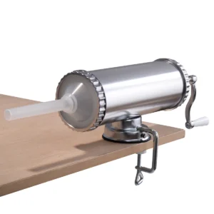 2,5kg Worstvuller Handbediend Worstmachine Van Aluminiumlegering Worstvulmachine Zilver Worstpers Met Tafelklem Worstspuit
