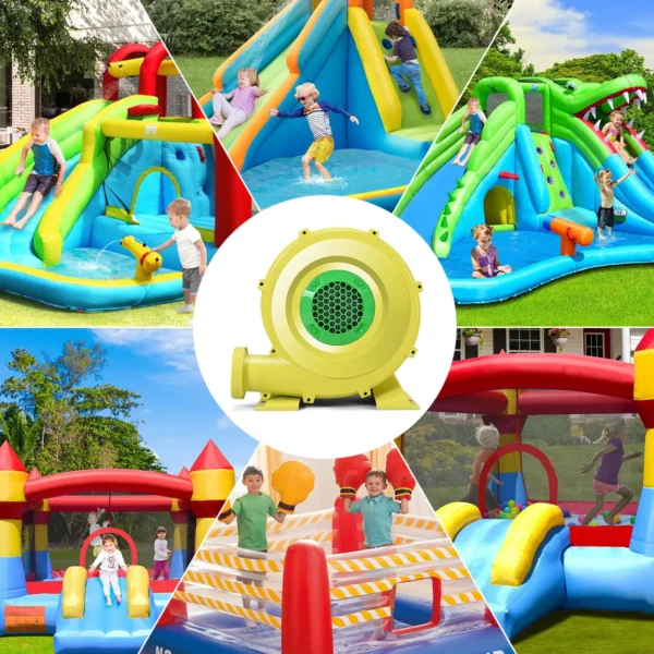 350W Luchtblazer Elektrische Luchtpomp Commerciële Opblaasbare Springkasteel Luchtblazer Perfect Voor Springhuis Springkussen - Image 7