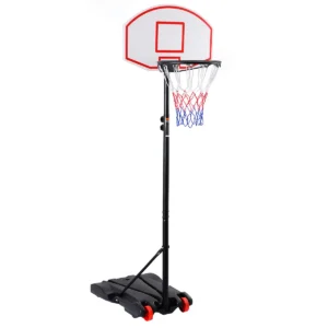 Basketbalring Met Standaard Basketbalstandaard Van 180 Tot 210 Cm Met Wielen Voor Kinderen En Volwassenen