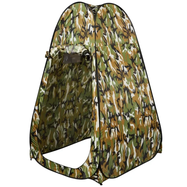 Douchetent Omkleedtent Toilettent Bijzettent Opslagtent Campingtent Trekkingtent Strand Pop-Up Tent 120 X 120 X 190 Cm Vlek-Camouflage - Image 2