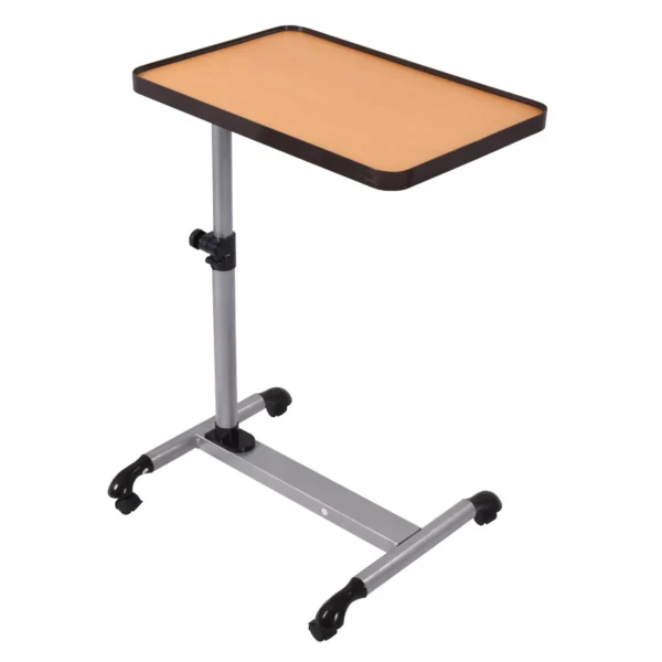 Laptoptafel Mobiele Bureau Hoek & Hoogte Verstelbare Zijtafel Met Afsluitbare Wielen Werkstation Notitieboek Tafel - Image 7