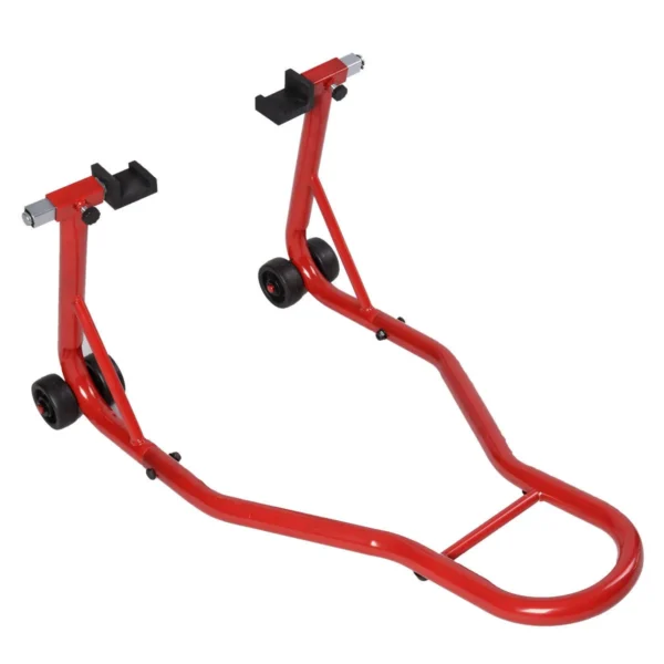 Motorfiets Reparatiestandaard Achterwiel Professionele Motorstandaard Achter Met Rubberen Behuizing Rood - Image 2