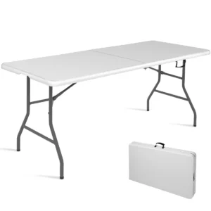 Opklapbare Tafel Biertafel Campingtafel Koffertafel Tuintafel Balkontafel Wit