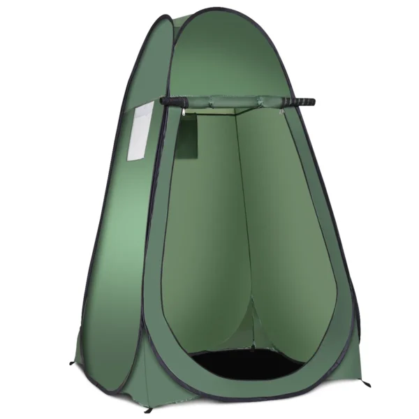 Pop-Up Douchetent Draagbare Kampeertent Voor Aankleden Toilet Kleedkamer Buiten Onderdak Privé 120 X 120 X 190 Cm Groen - Image 3